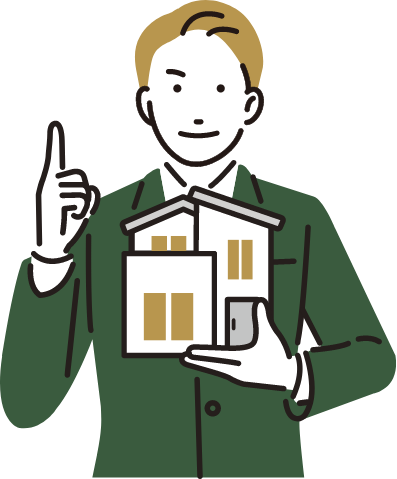 男性スタッフのイラスト