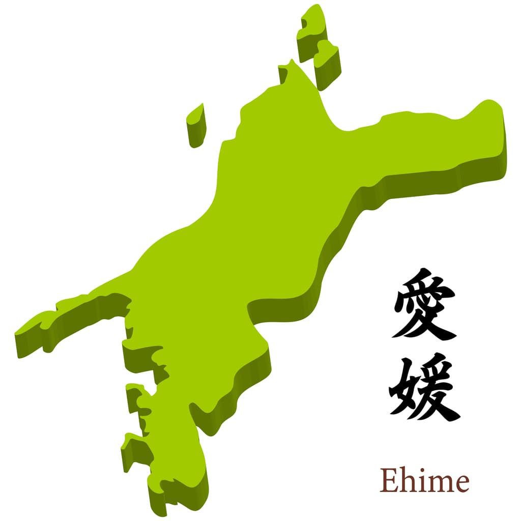 愛媛県のイメージマップ