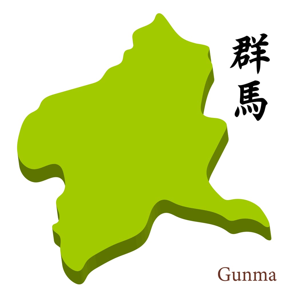 群馬県のイメージマップ
