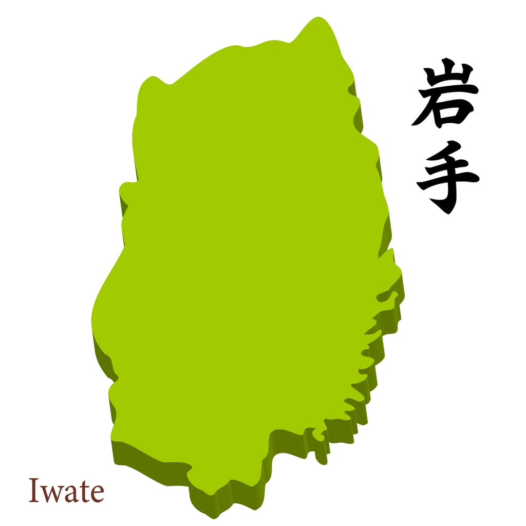 岩手県のイメージマップ