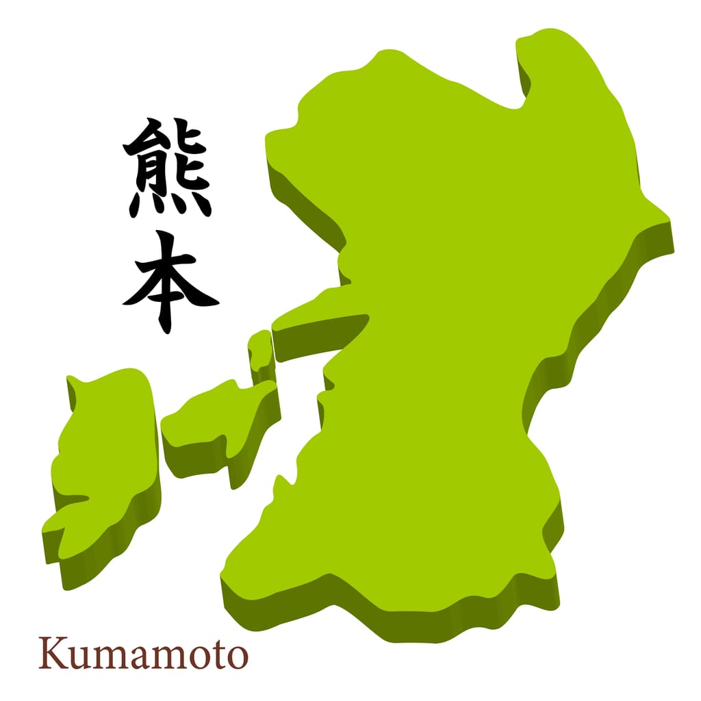 熊本県のイメージマップ