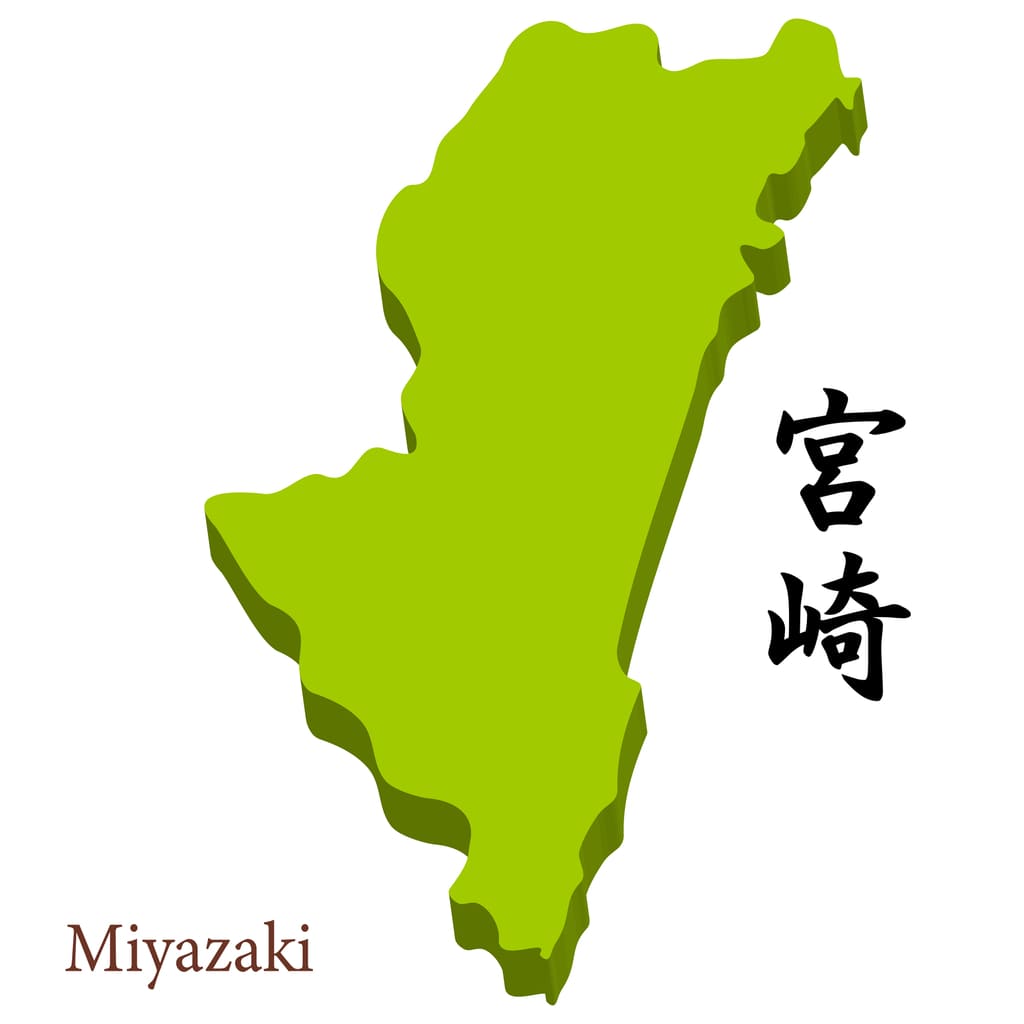宮崎県のイメージマップ