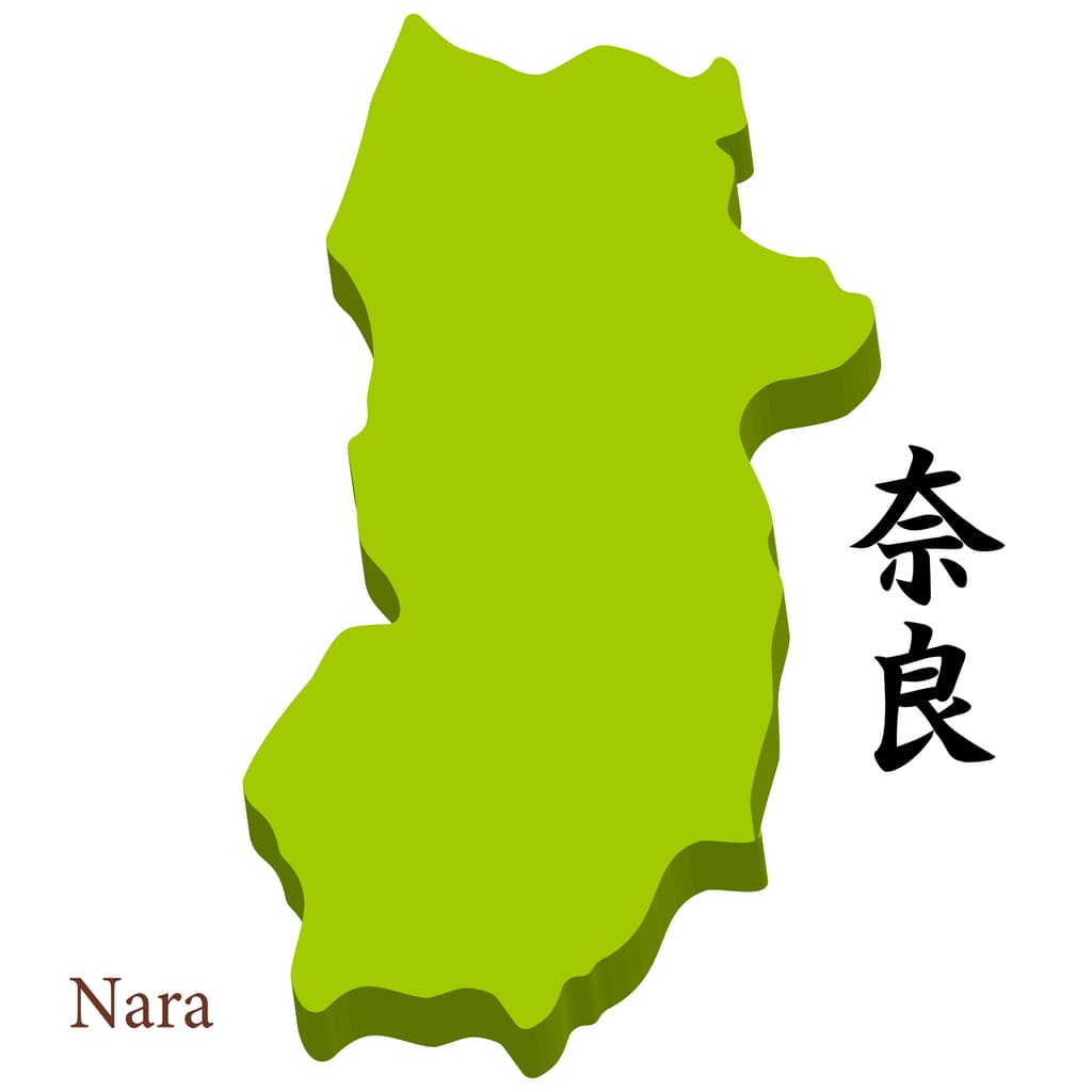 奈良県のイメージマップ