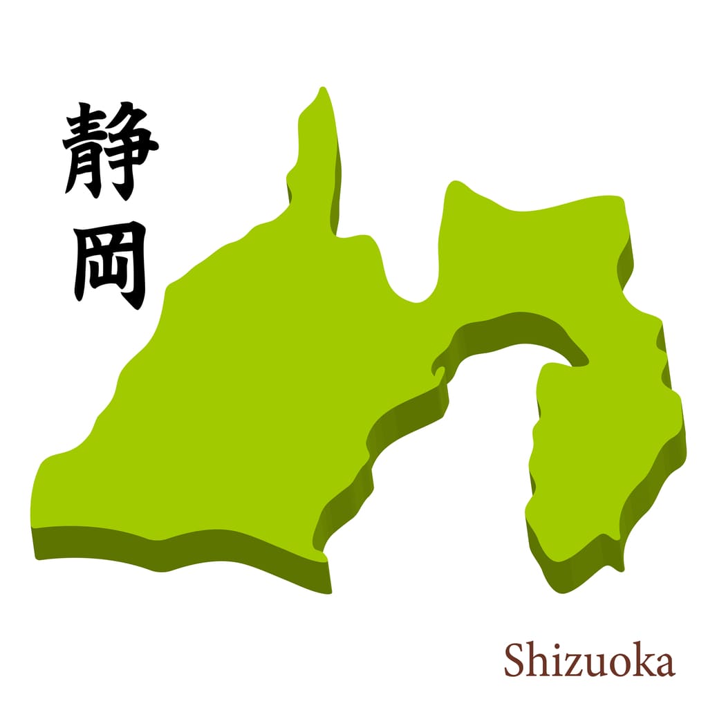 静岡県のイメージマップ