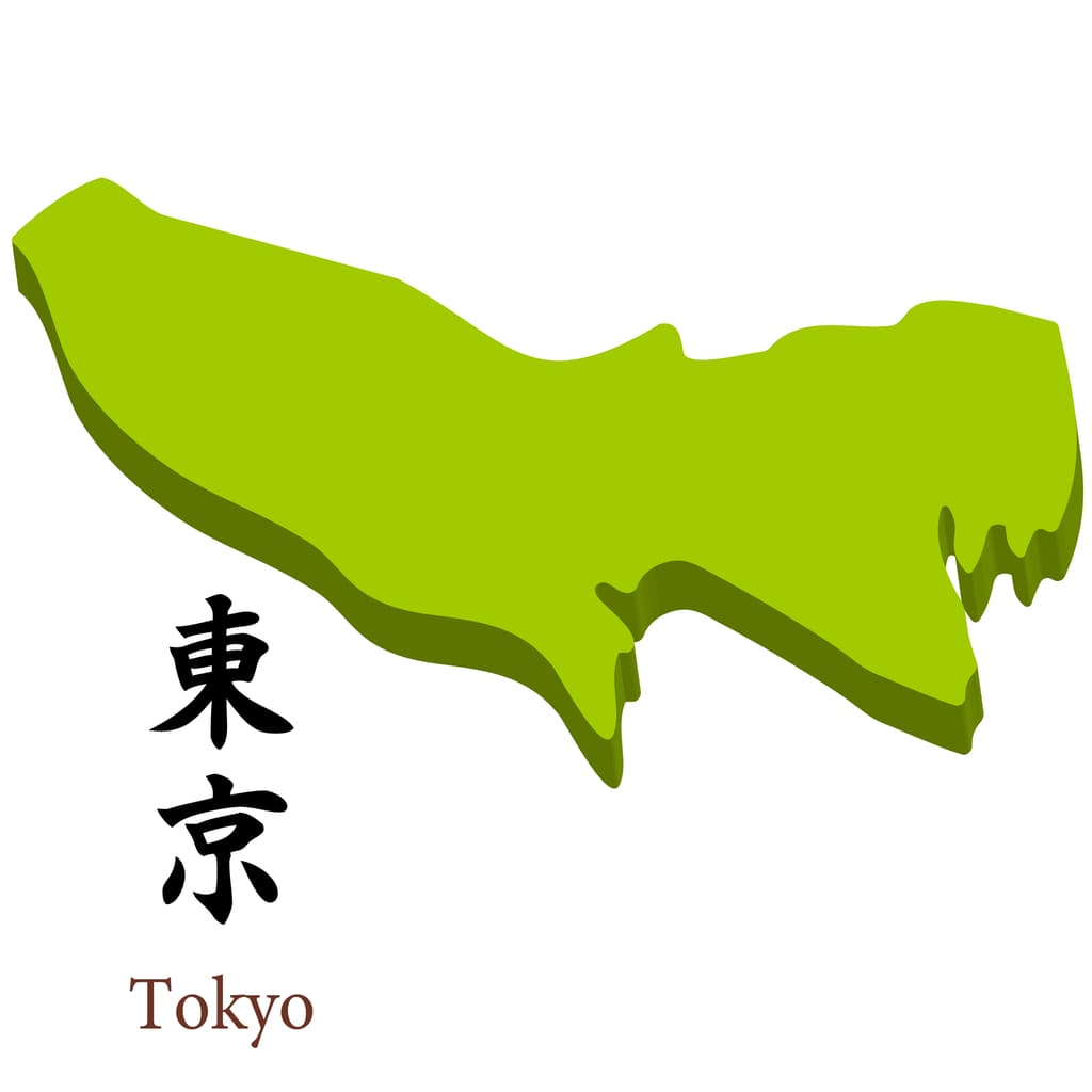 東京都のイメージマップ