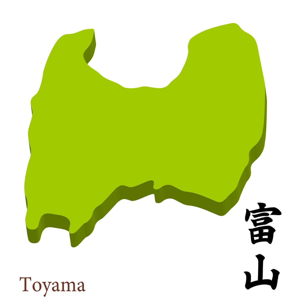 富山県のイメージマップ