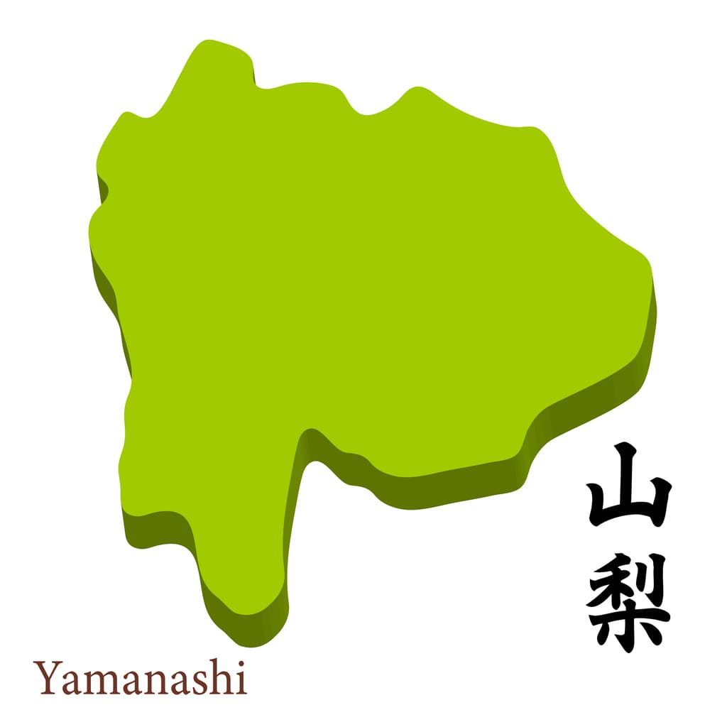山梨県のイメージマップ