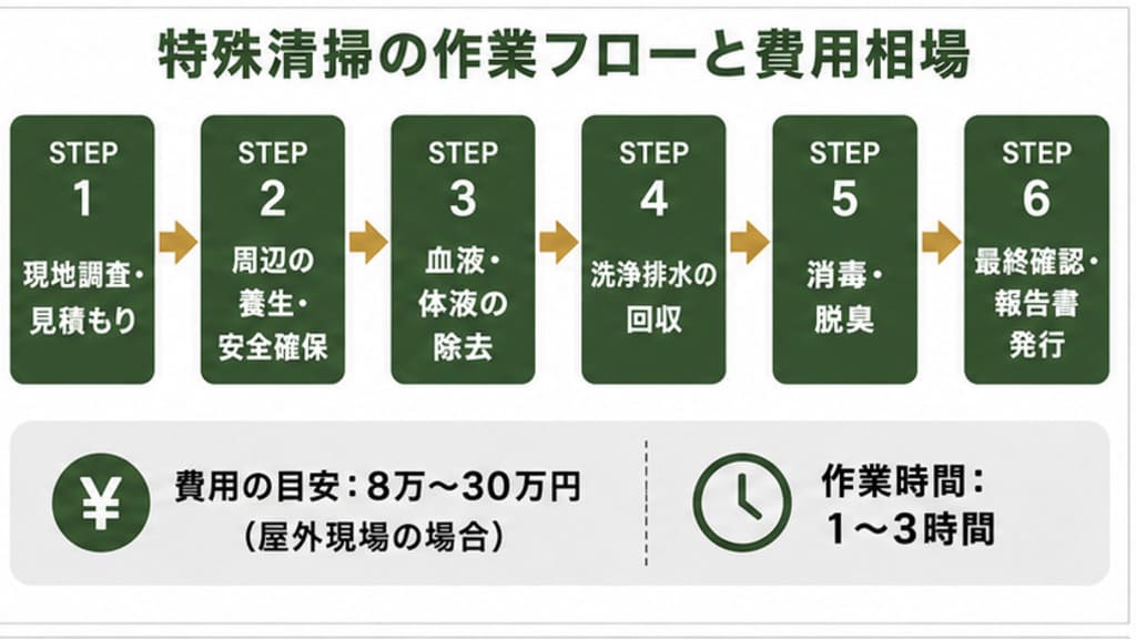 特殊清掃の作業内容と費用相場