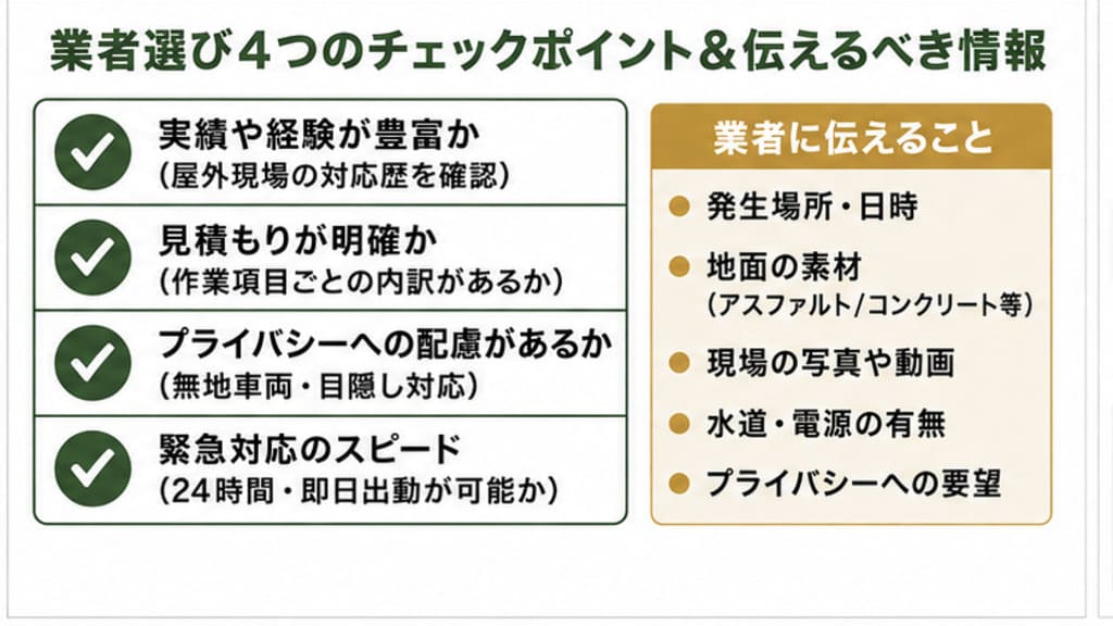 特殊清掃業者の選び方と依頼時の伝え方